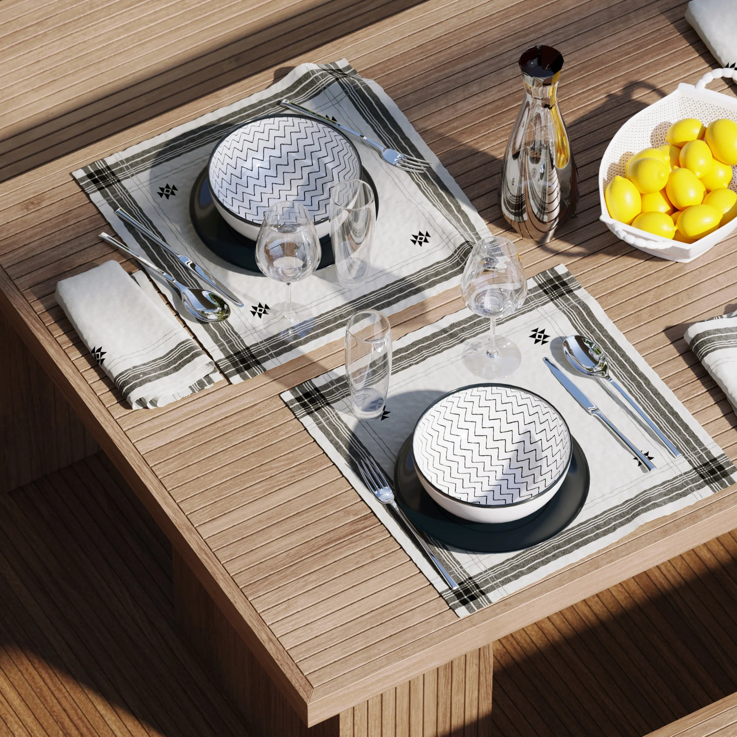 Belgravia Teak Bench Dining Set - Image 9