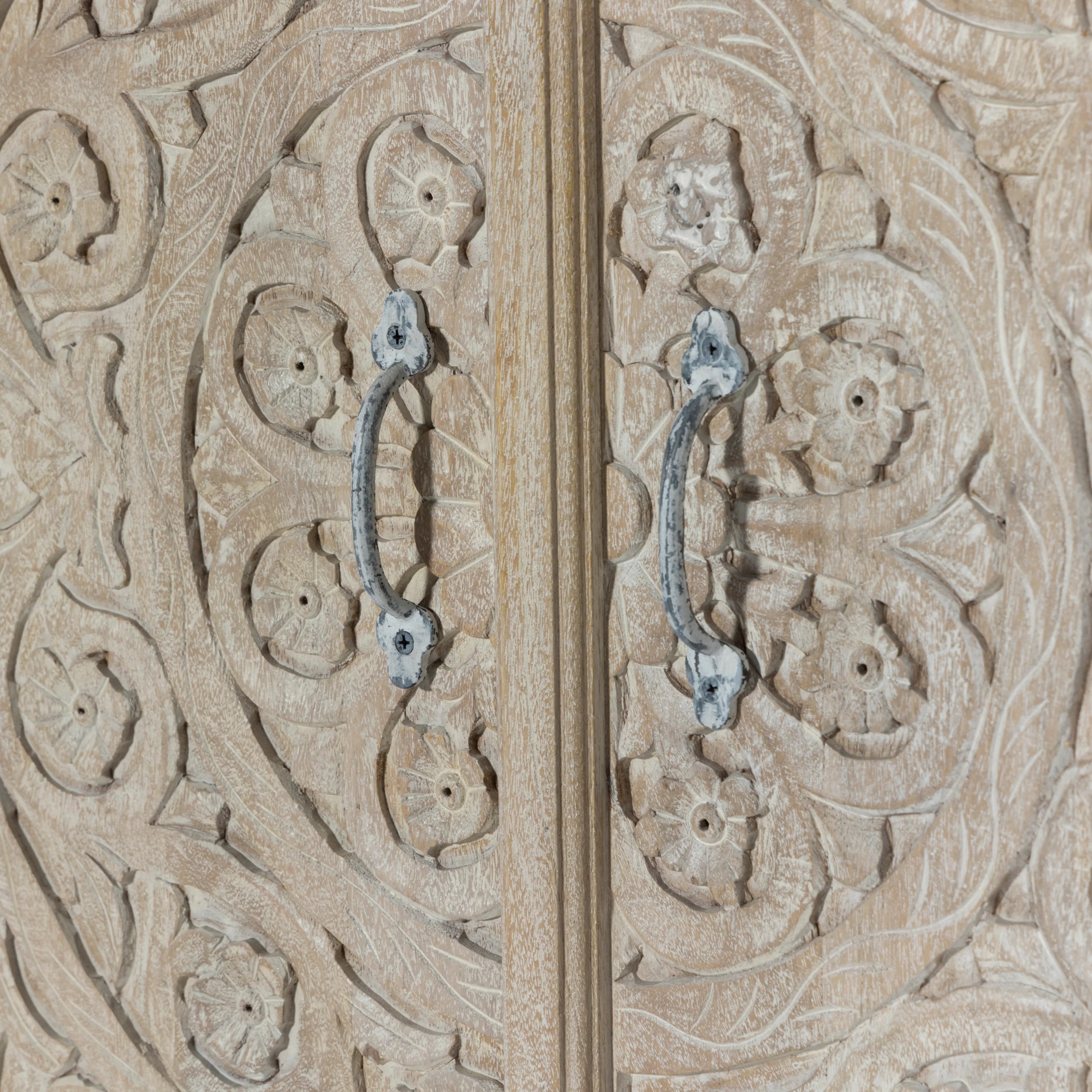 Handcrafted Solid Mango Wood Sideboard, Chic Finish 180cm + 150cm. - Image 7