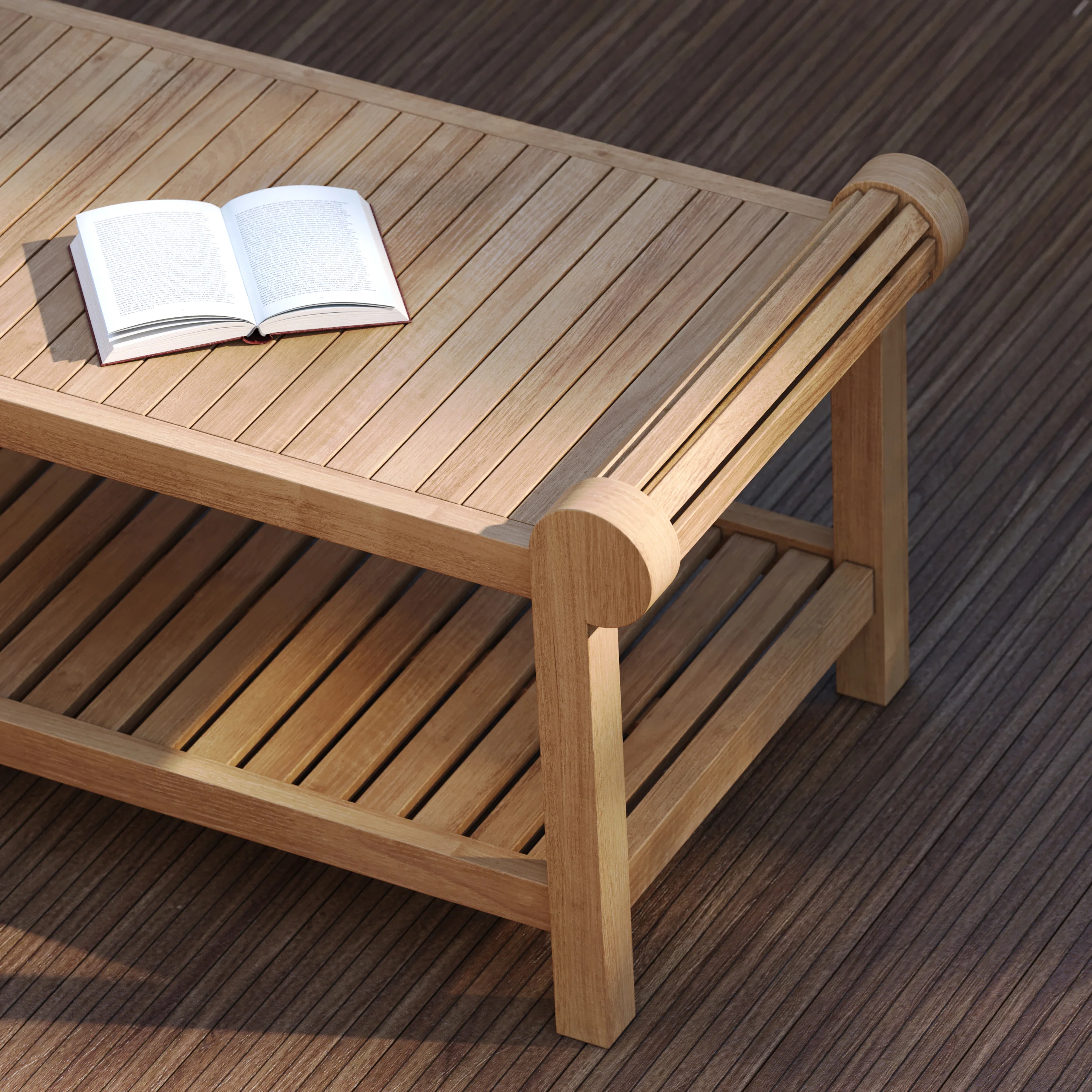Teak Lutyens Coffee Table - Image 3