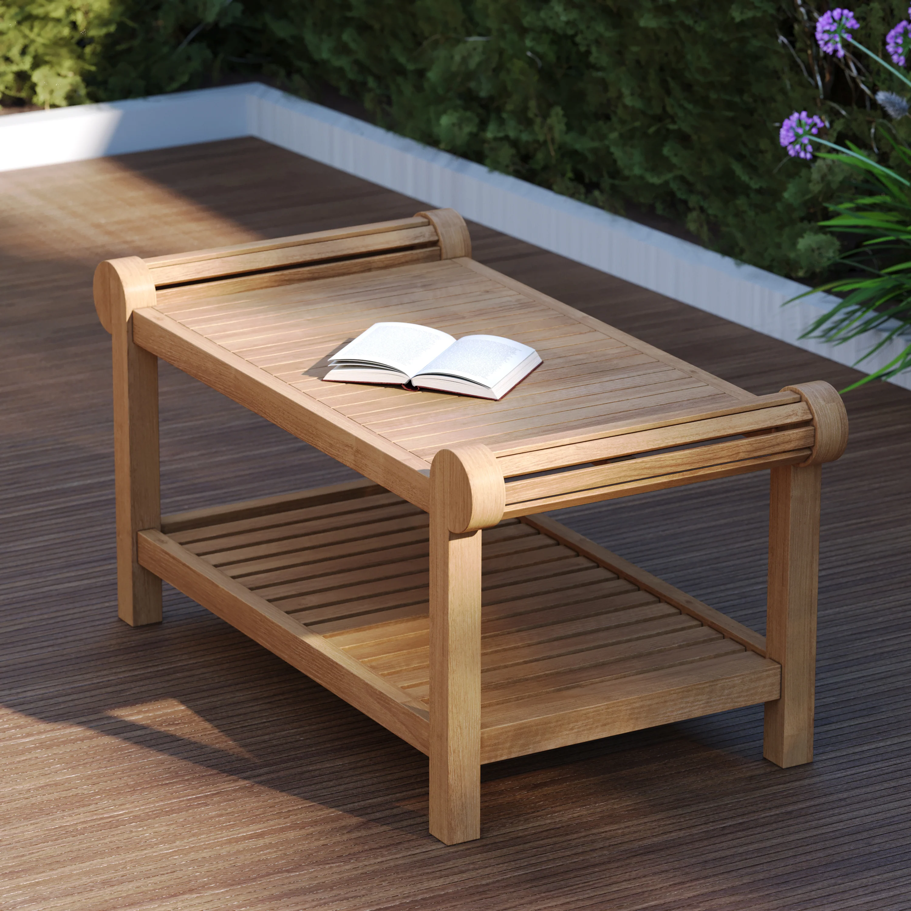 Teak Lutyens Coffee Table - Image 5