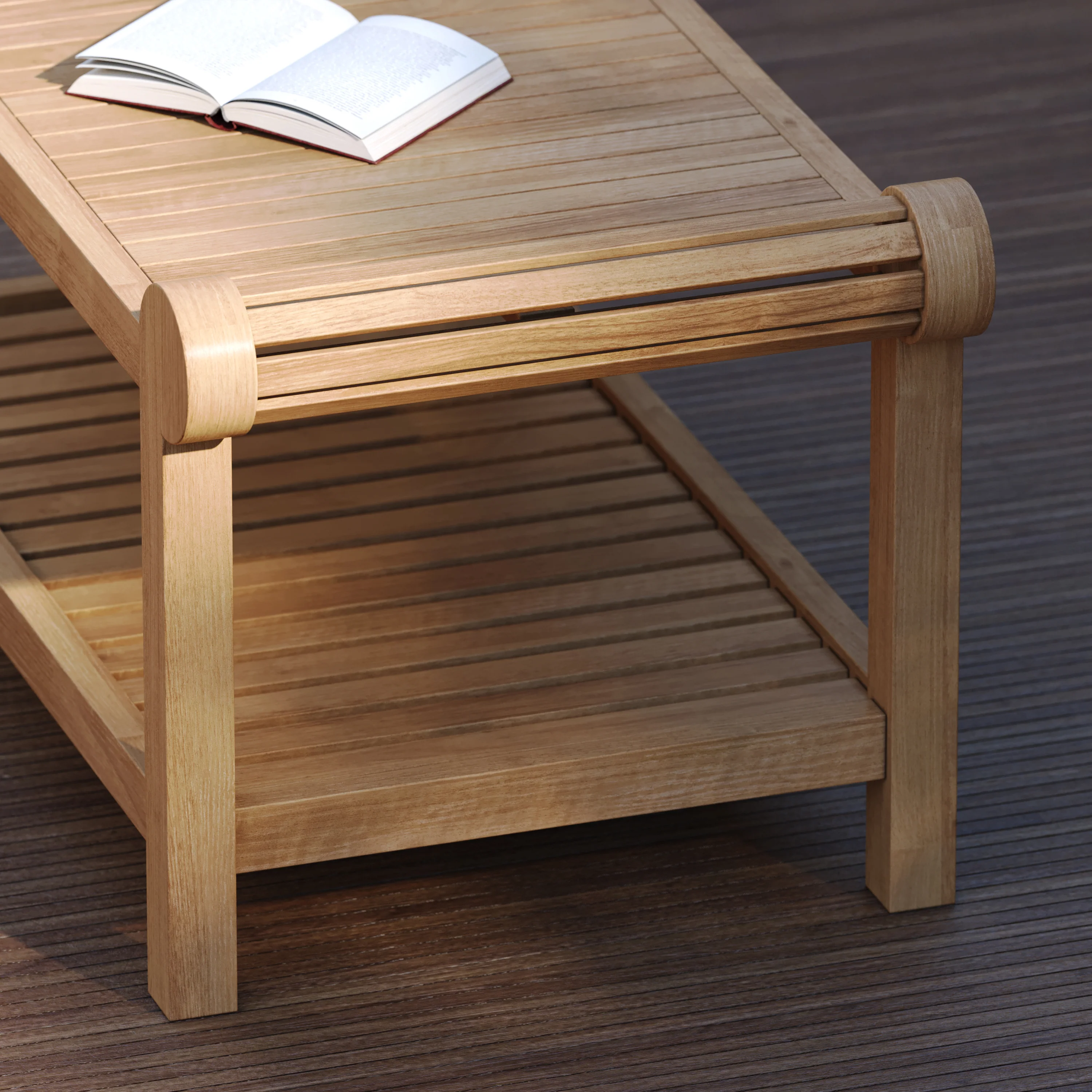 Teak Lutyens Coffee Table - Image 6